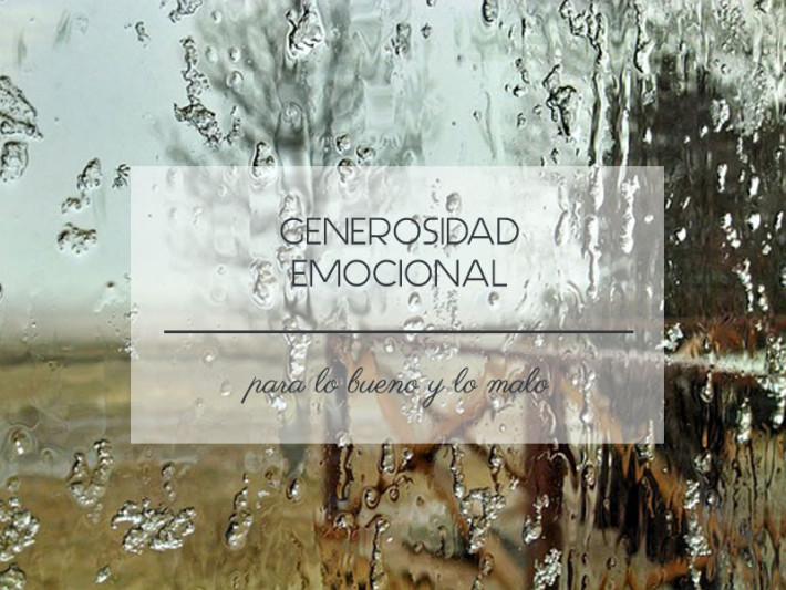 generosidad emocional
